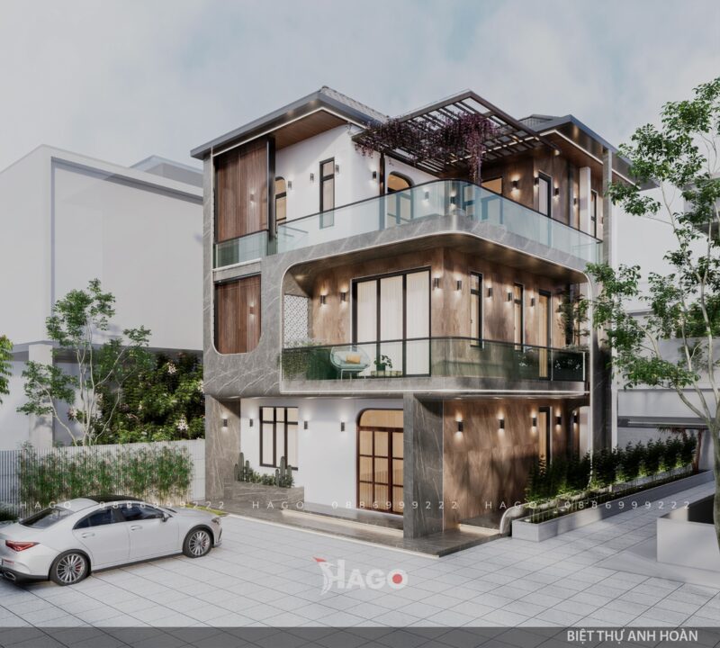 Các loại nhà phố 3 tầng đẹp, phổ biến