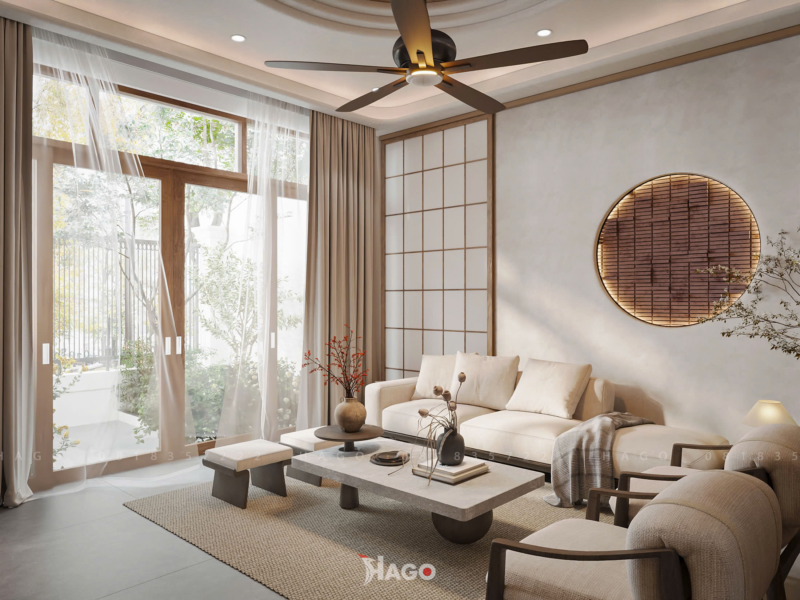 Khu vực trần nhà cần được thiết kế thông thoáng