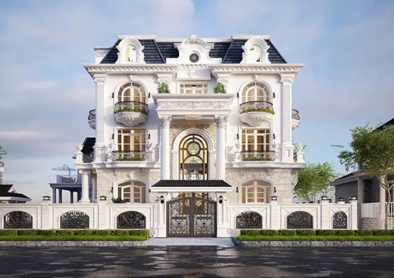 Biệt thự với phong cách Tân Cổ Điển