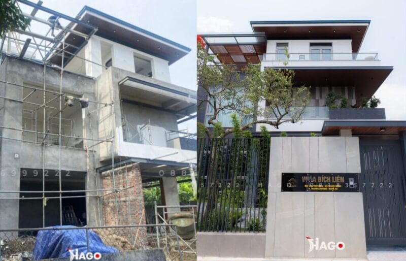 Cải tạo biệt thự, penthhouse đẹp mắt tại Vinh