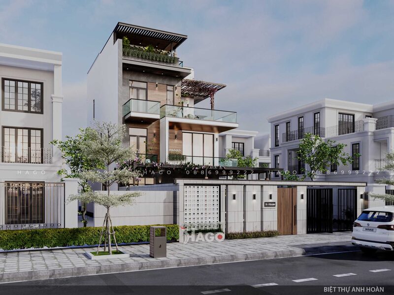 Đặc điểm của biệt thự phong cách hiện đại