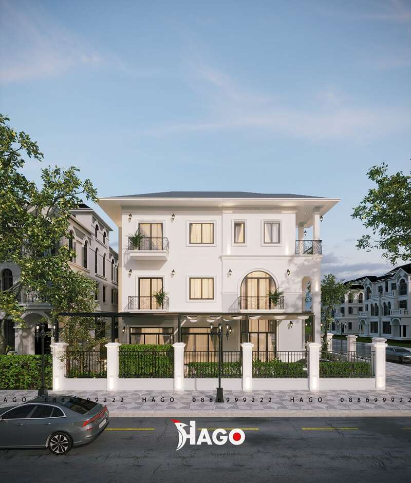 Đặc điểm của biệt thự cổ điển.