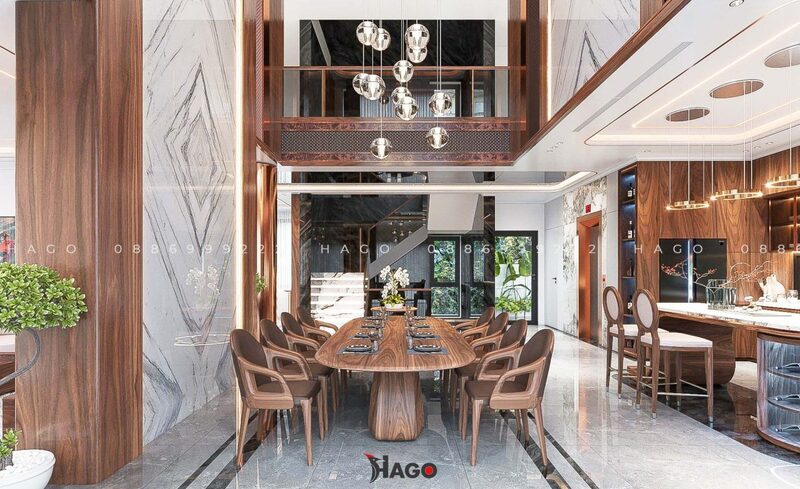 Mẫu biệt thự thông tầng phong cách cổ điển