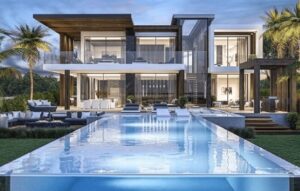 Thiết kế biệt thự sân vườn có thêm hồ bơi