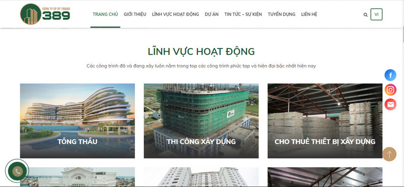 Công ty CP Xây dựng và Nội thất 389 Công ty CP Xây dựng và Nội thất 389
