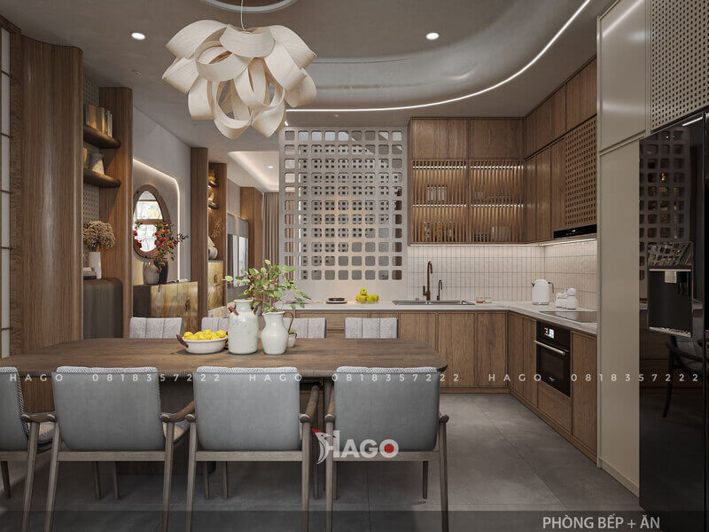 Gợi ý phối cảnh bếp lý tưởng cho nhà hướng Đông Nam