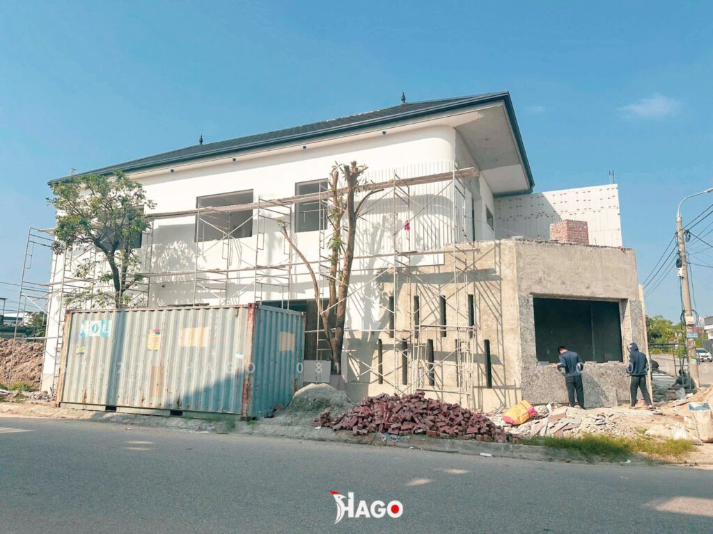 Thi công Biệt thự 2 tầng gỗ tự nhiên